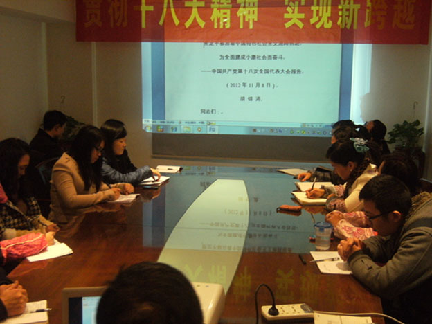 貫徹十八大精神，實現新跨越